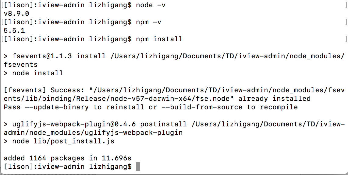 npm install 报错 · Issue #308 · iview/iview-admin · GitHub