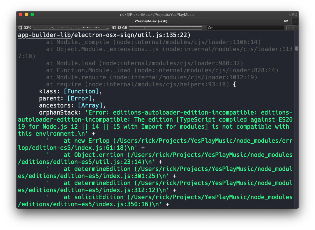 Node 16 无法进行打包客户端 · Issue #609 · qier222/YesPlayMusic · GitHub