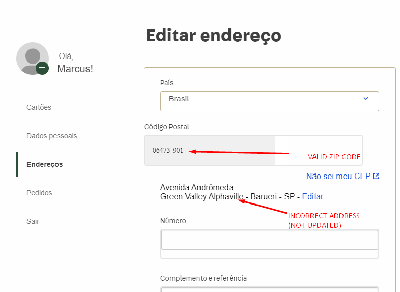 My Account Validate Zipcode Issue 126 Vtex S My Account Validate Zipcode Issue