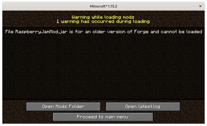 Research install Python API in Minecraft local execution · Issue #38 ...