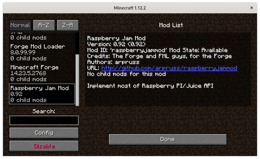 Research install Python API in Minecraft local execution · Issue #38 ...
