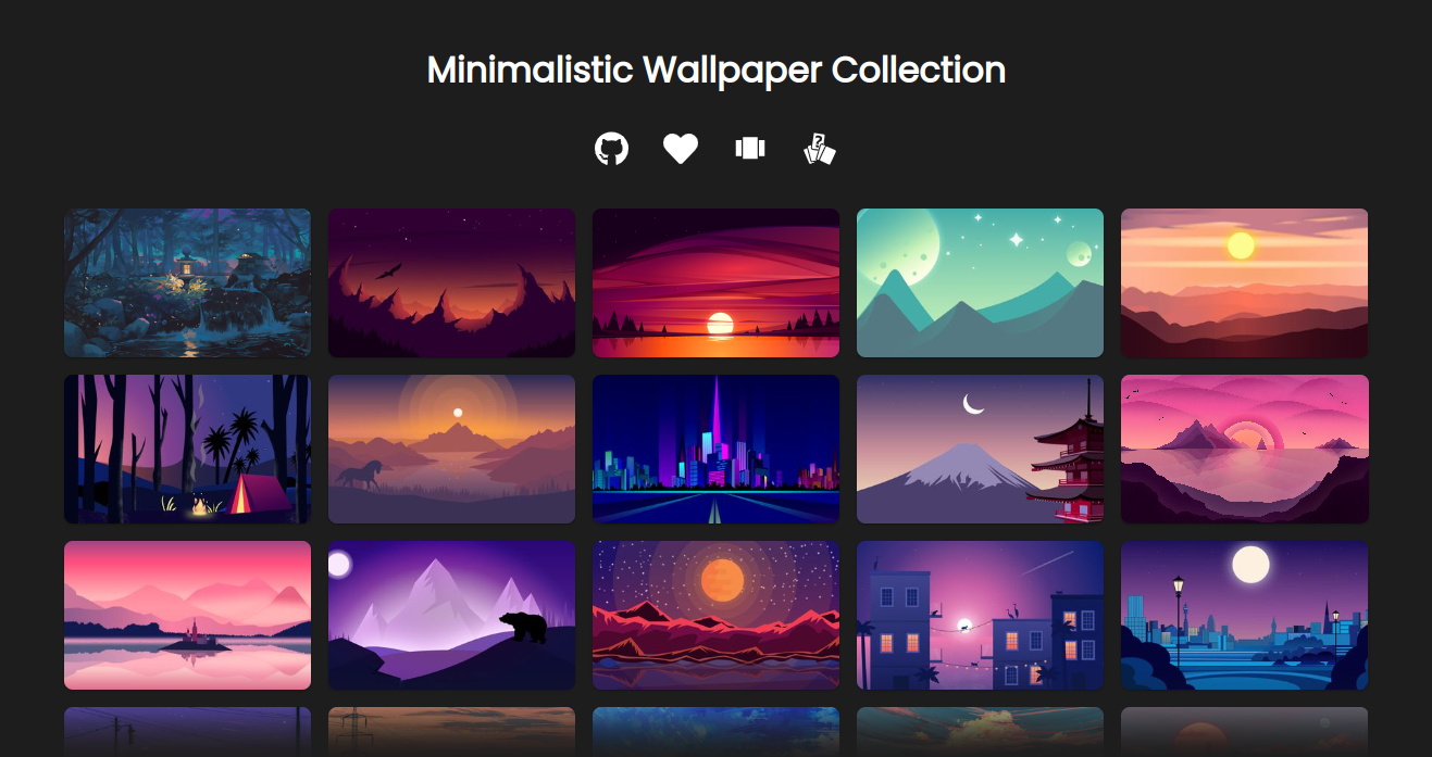 Minimalistic Wallpaper Collection