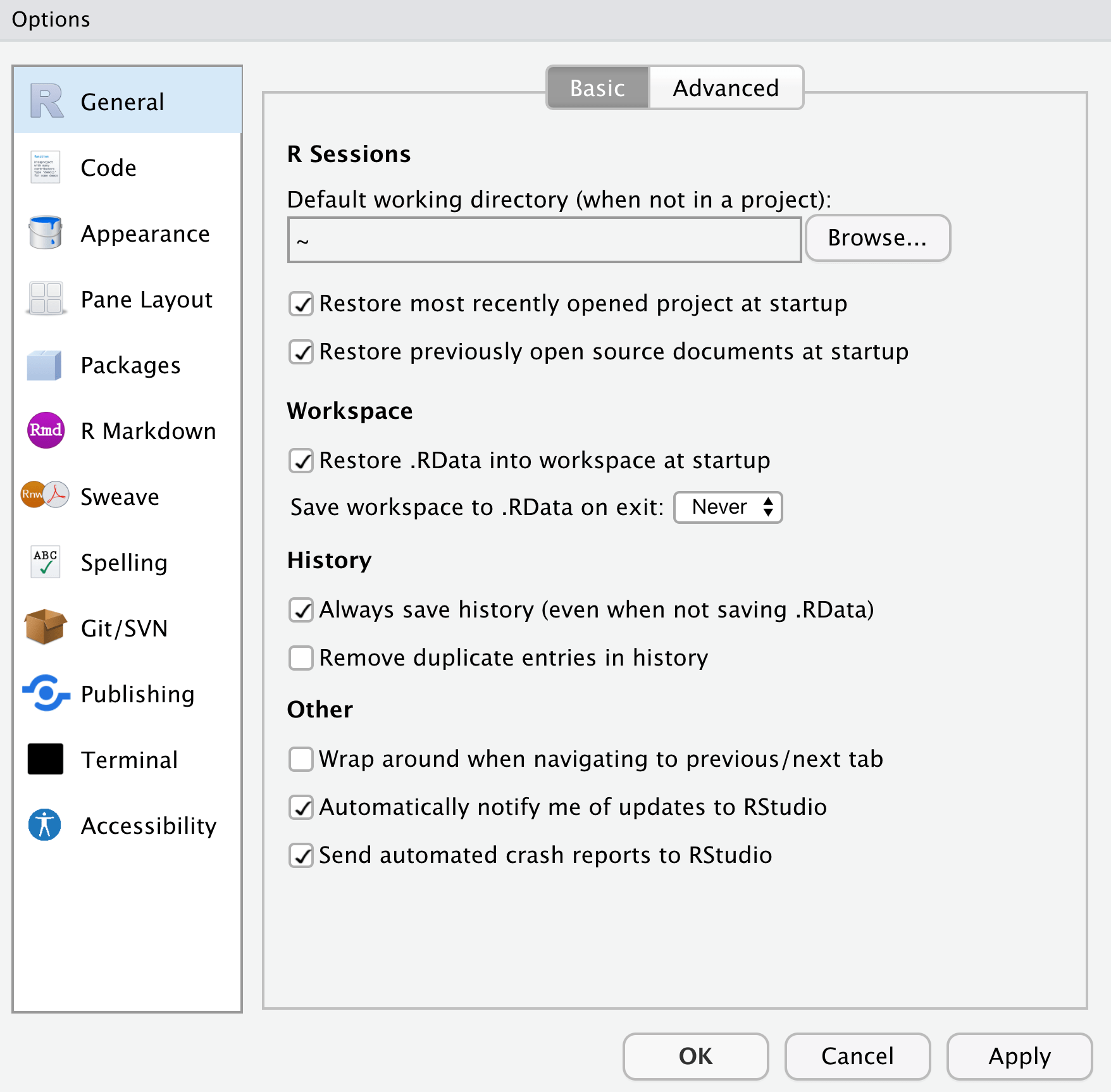 "Enable Automated Crash Reporting" prompt repeats when restarting R