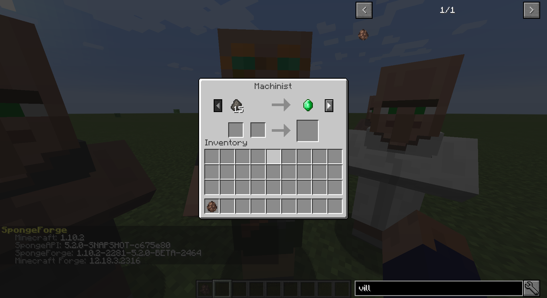 Immersive Engineering Villagers trading. · Issue 1056 · SpongePowered