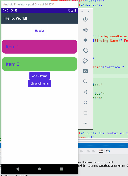 CollectionView with Header or Footer throws: The specified child ...