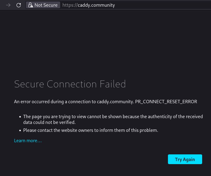 Cannot access to https://caddy.community · Issue #210 · caddyserver ...
