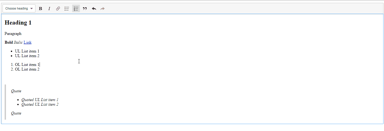 Cannot select all content when widget is first/last element · Issue ...