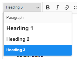 Blank space in the heading dropdown · Issue #899 · ckeditor/ckeditor5 ...