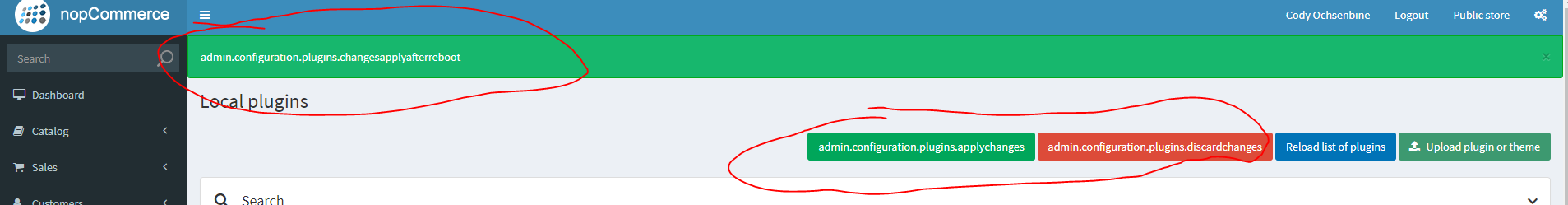 4.20 Plugin Button Text Missing · Issue #3780 · nopSolutions ...