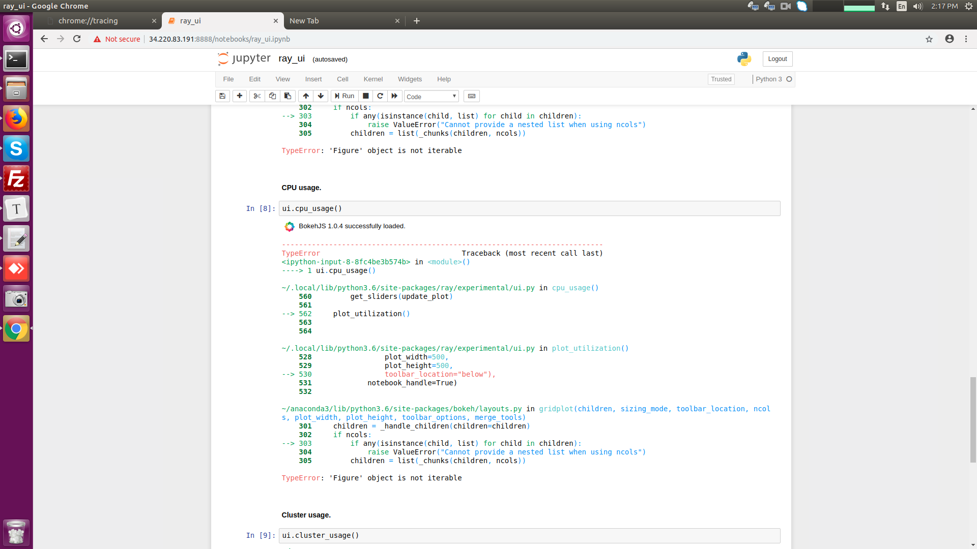 Problem with the webUI for Ray cluster · Issue #4128 · ray-project/ray ...