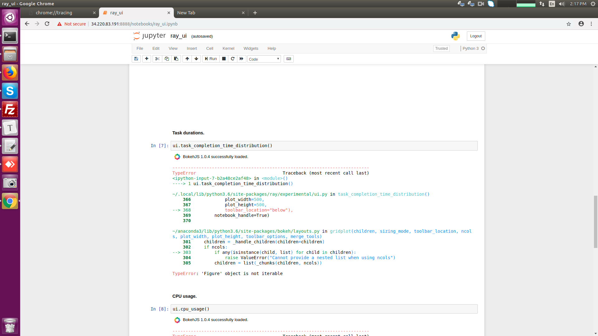Problem with the webUI for Ray cluster · Issue #4128 · ray-project/ray ...