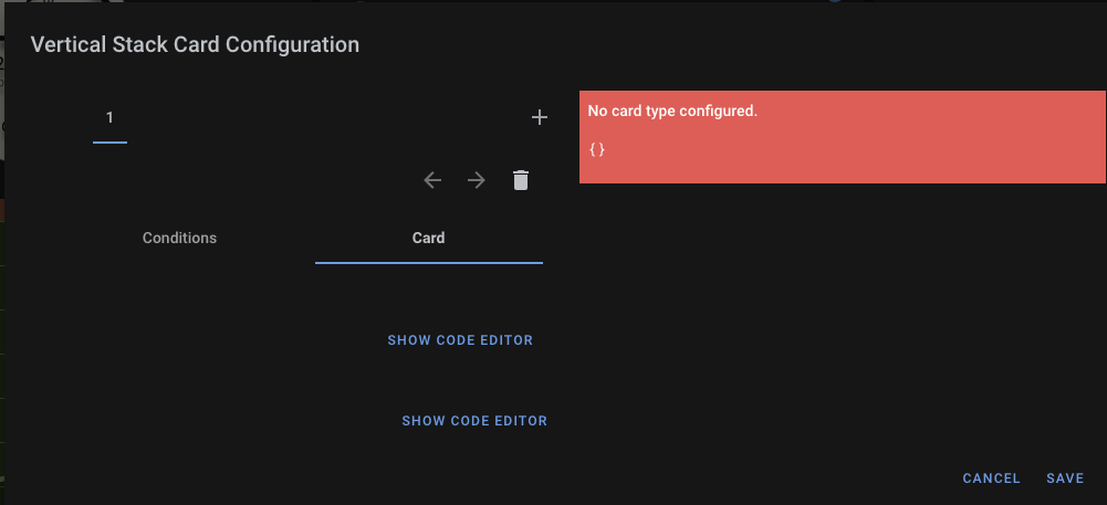 Card visual editor issue with conditional card in vertical-stack ...