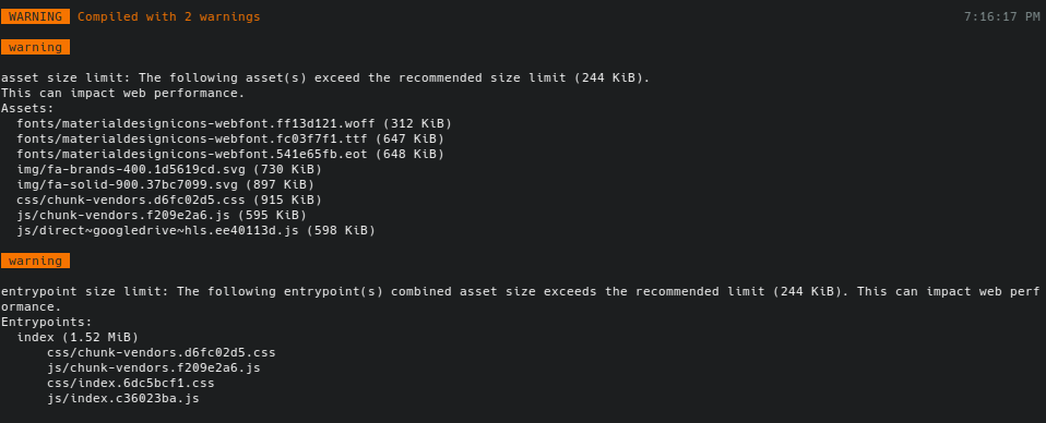 Warning while building · Issue #615 · dyc3/opentogethertube · GitHub