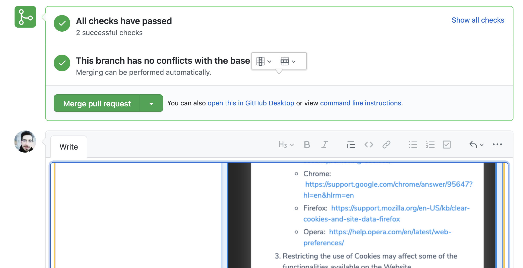 table properties buttons appear outside the text field · Issue #230 ...