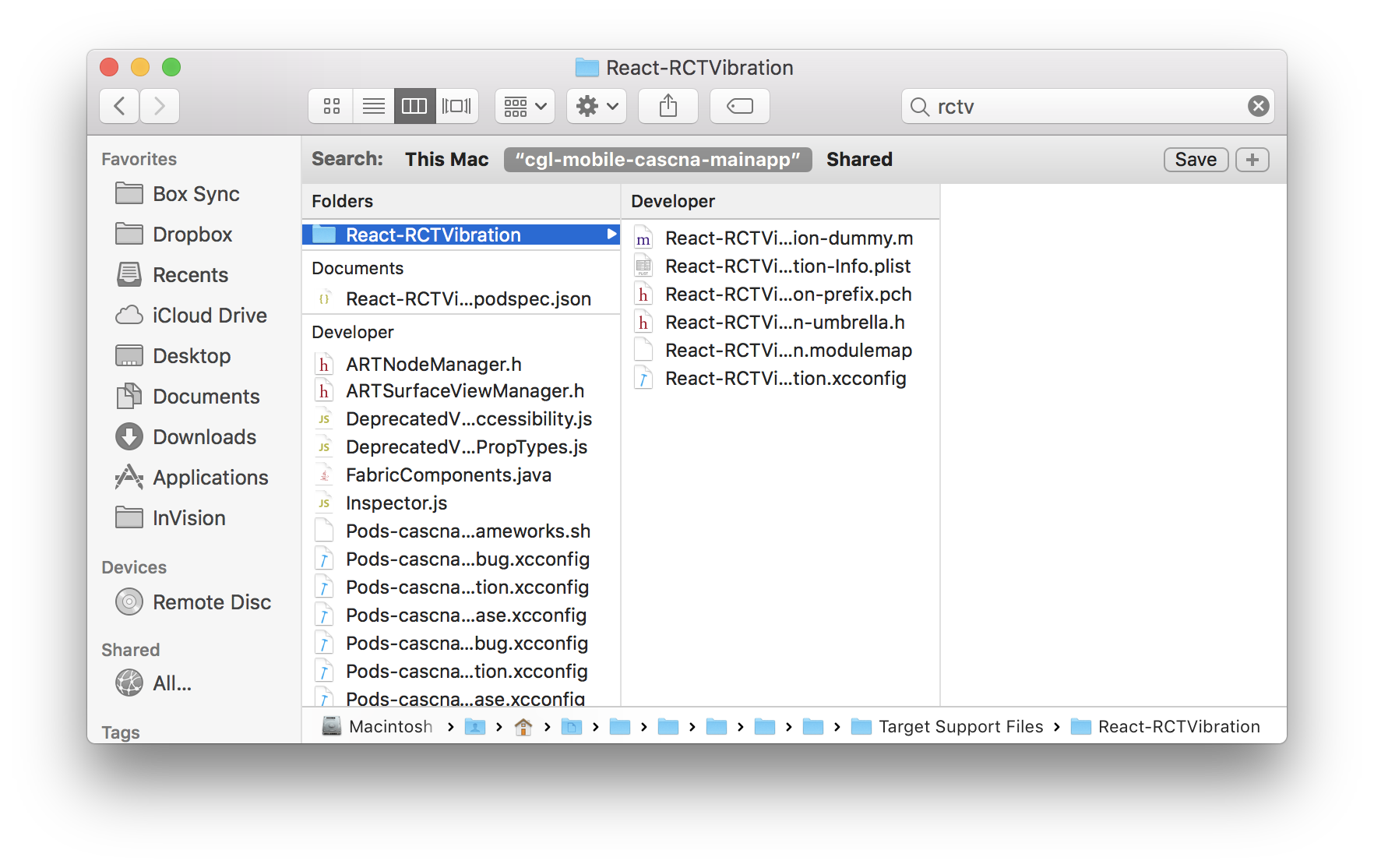 yarn install command is not downloading .plist file for frameworks