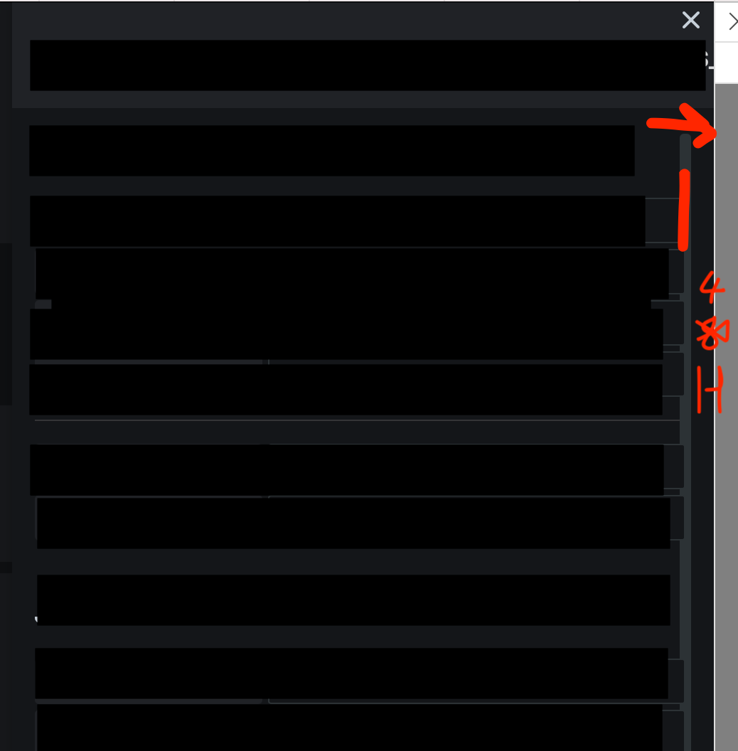 Drawer component - the scroll bar is overlapping with content · Issue ...