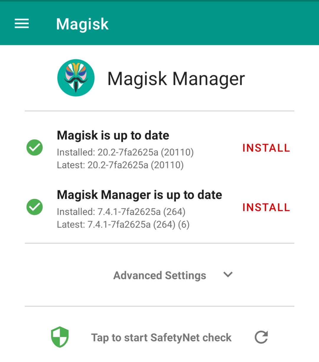 [UI] Displays 'Install' even if the Magisk & Magisk manager are latest ...