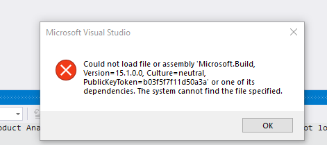 Today's latest preview build broke the MSBuild · Issue #28871 · dotnet ...