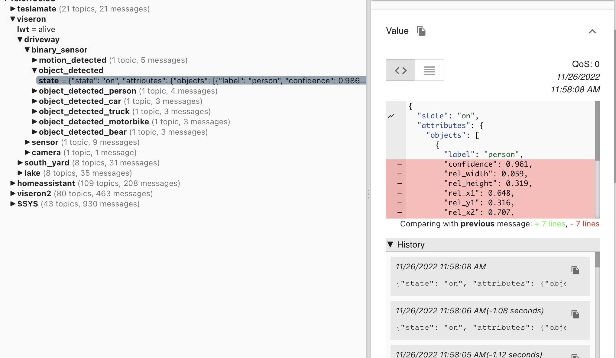 [Viseron2] Regression in MQTT data delivered · Issue #401 · roflcoopter ...