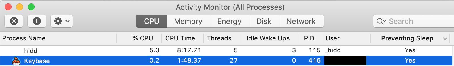 Keybase for mac is preventing sleep · Issue #12985 · keybase/client ...