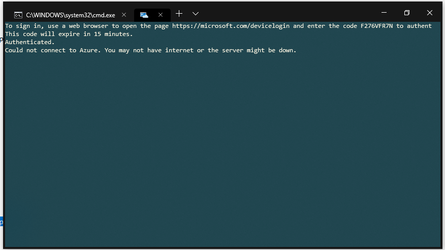 Azure Cloud Shell Connector Not Working · Issue #2249 · microsoft ...