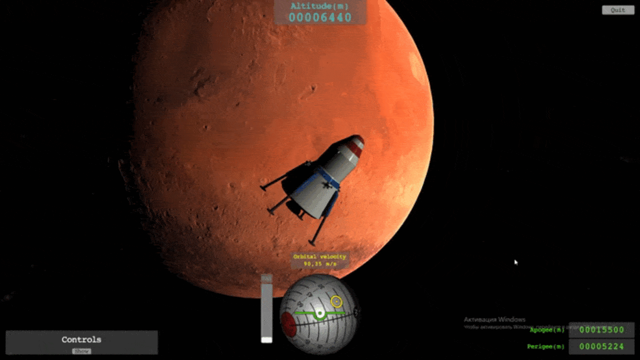 GitHub - DDjaSTiS/Orbital-Flight: Unity project. Simulation of an ...