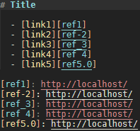 Syntax highlighting for reference link definitions broken · Issue #39 ...