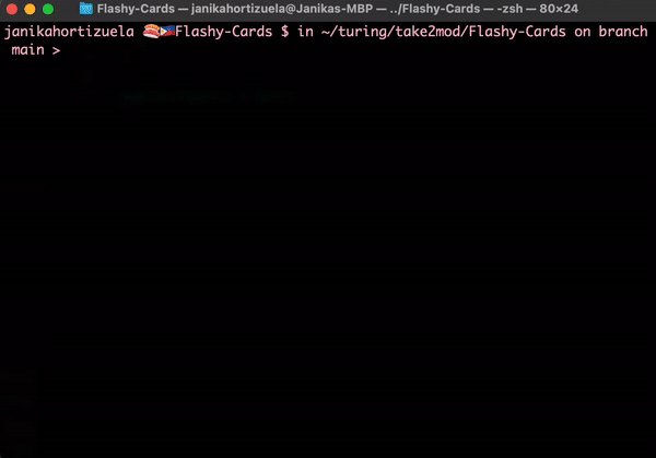 GitHub - jhortizu01/Flashy-Cards: Flashcards starter kit