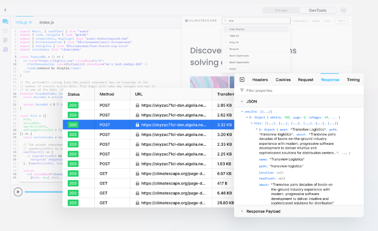Devtools network tab: improve UX · Issue #739 · mui/toolpad · GitHub