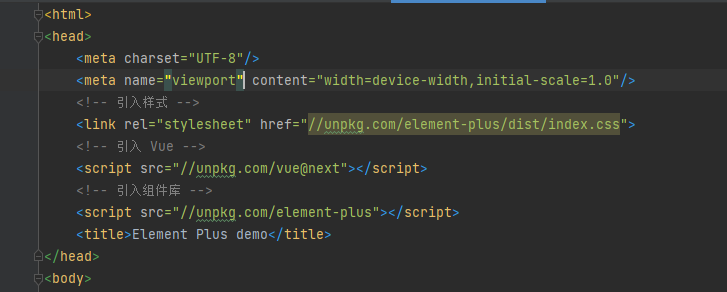 [Bug Report] Uncaught ReferenceError: ElementPlus is not defined ...