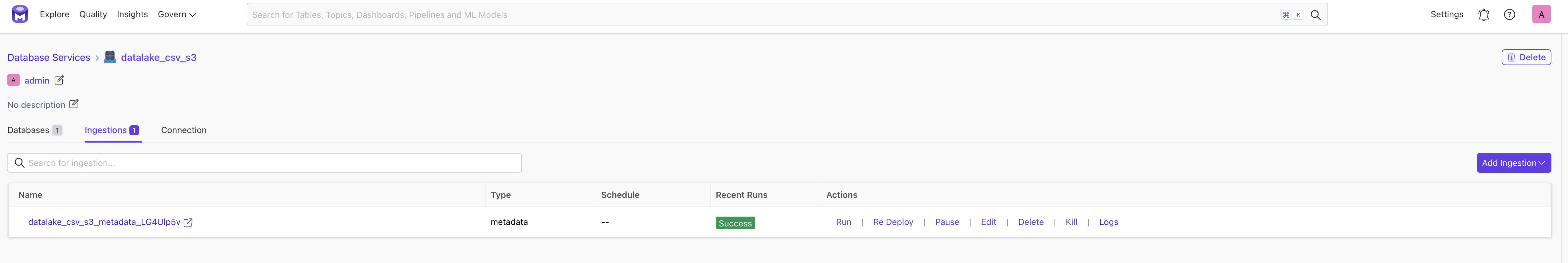 Reading metadata of a CSV file from S3 bucket · Issue 9069 · open
