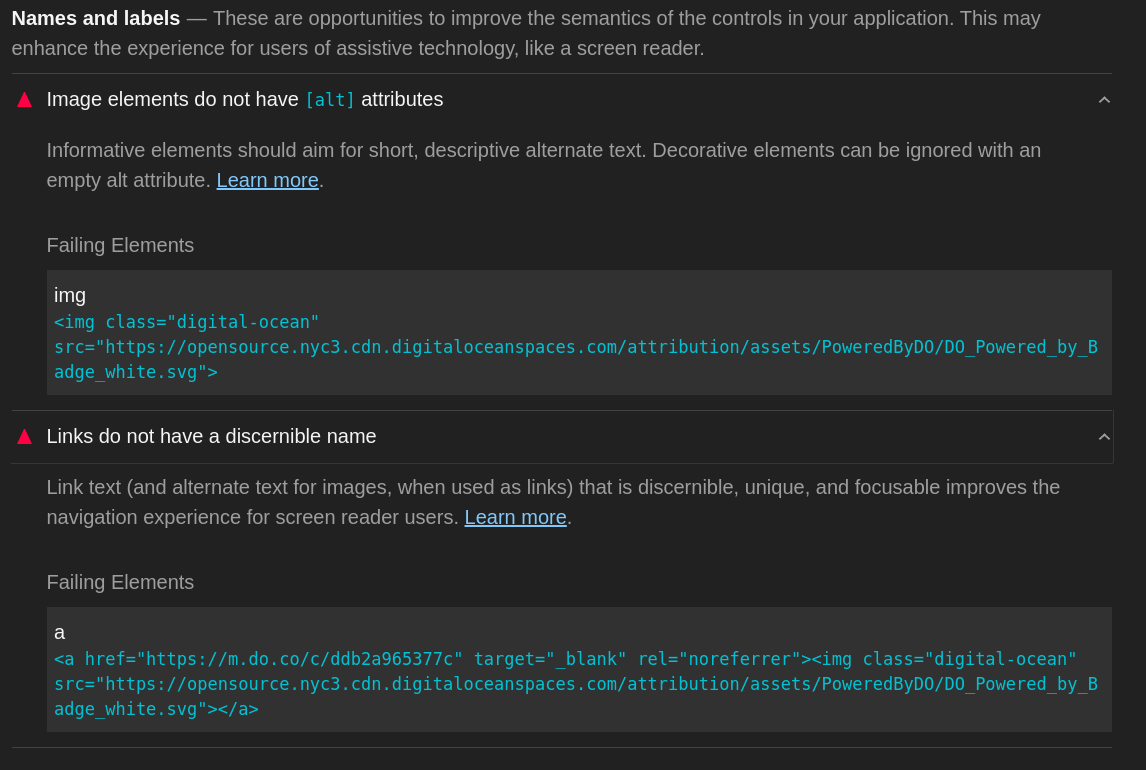 Fix basic accessibility issues · Issue #82 · blenderskool/blaze · GitHub