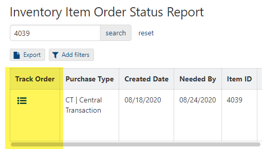 Implement new order tracking fields in TEST · Issue #9603 ...