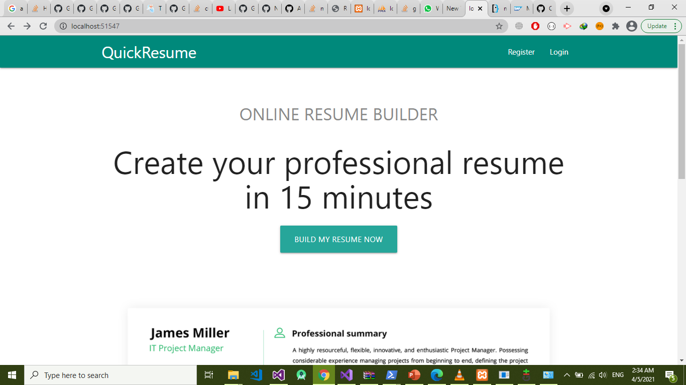GitHub - ibadmehmood/ResumeCreator: Resume Creator lets you build ...