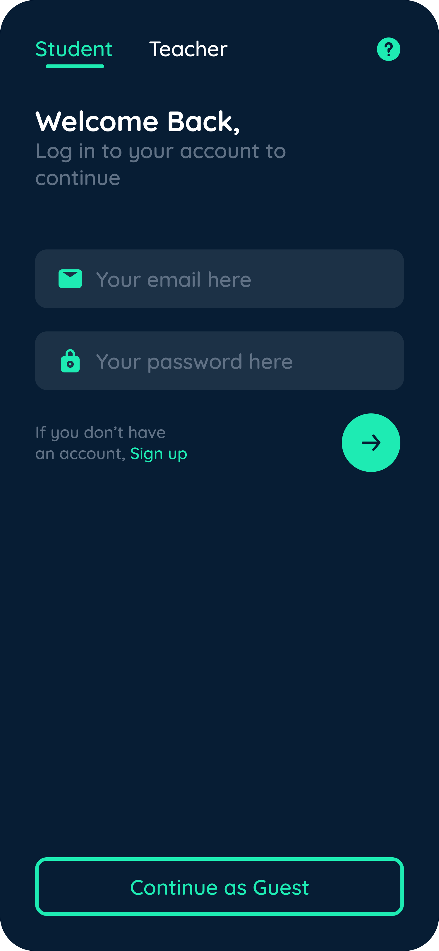 Student Login