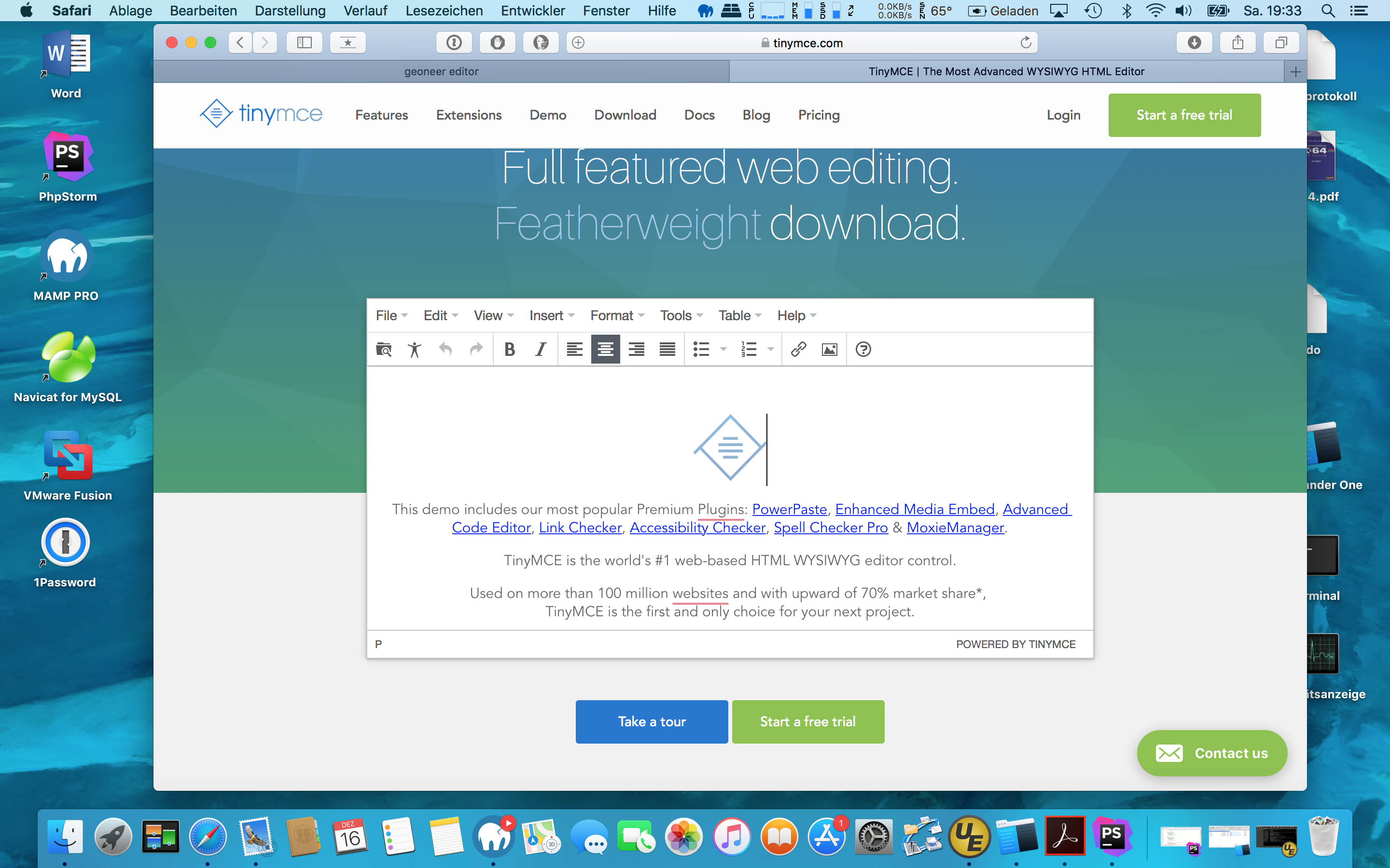 Bug: Weird menu behaviour in Safari browser / tinymce 4.7.2+ · Issue ...