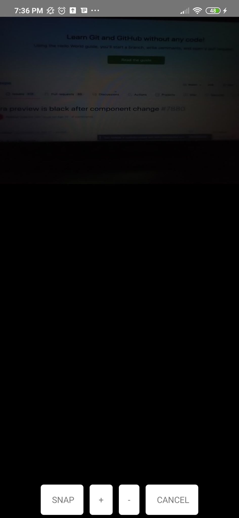 Preview camera brightness is dark, this.camera.takePicutreAsync() crash