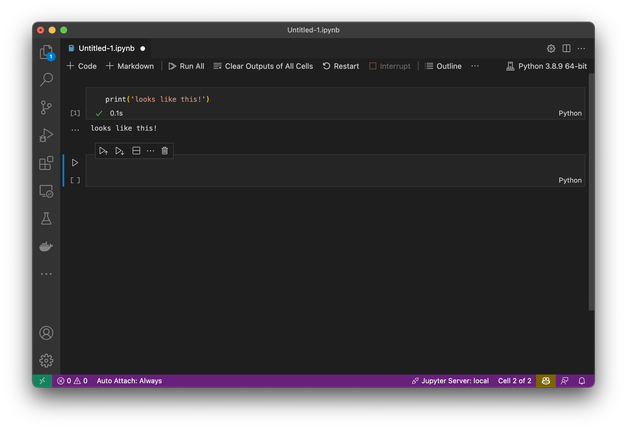 Working with Jupyter Notebooks in Visual Studio Code · Issue 1699