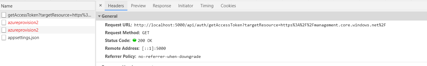 Unable to deploy to azure - Get error "Required field 'accessToken is ...