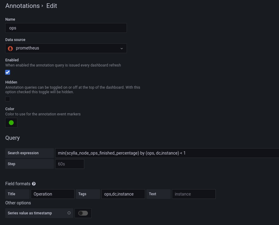Prometheus Annotations that are based on a value between 0 and 1 do not