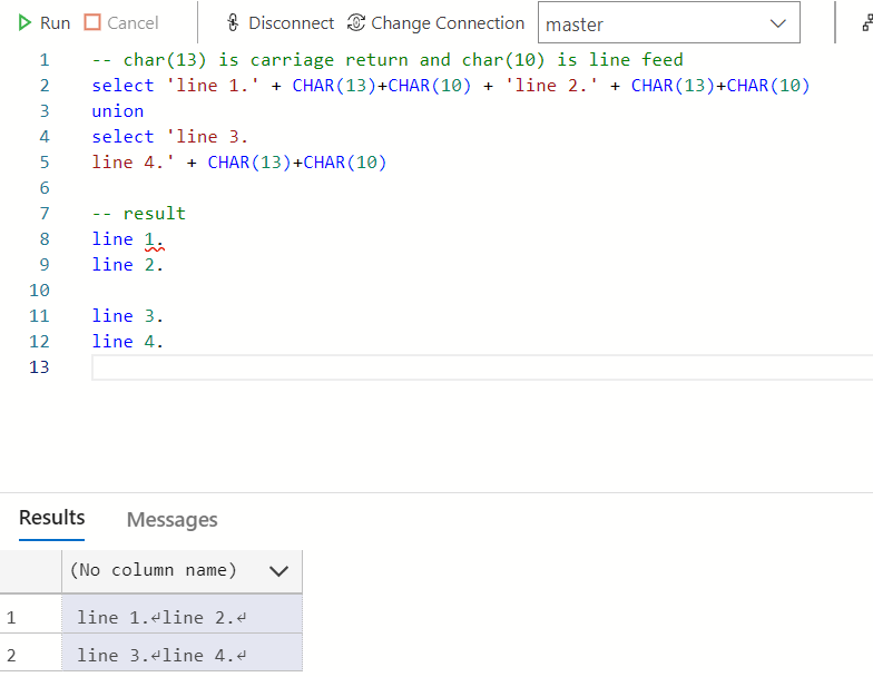 Extra Line Added When Copying Line Endings With CR+LF From Results ...
