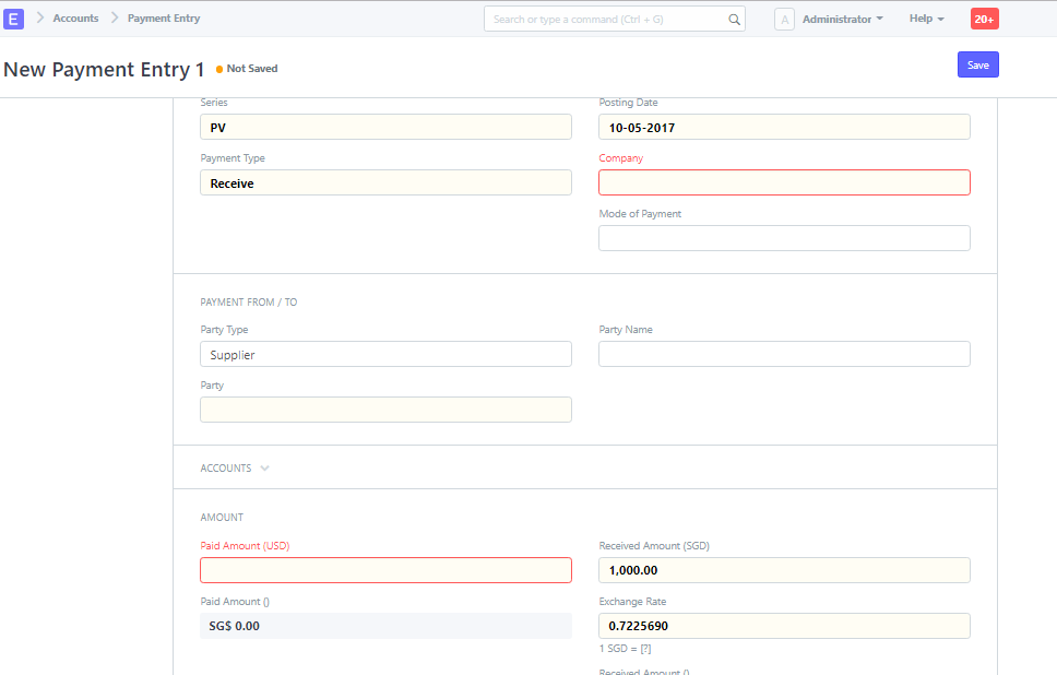 Payment Entry - Exchange Rate does not fetch based on Posting Date ...