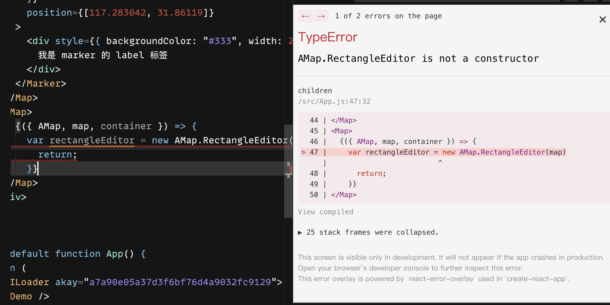 有些高德地图api不支持，如何解决？能直接引入高德的Amap？ · Issue #252 · uiwjs/react-amap · GitHub