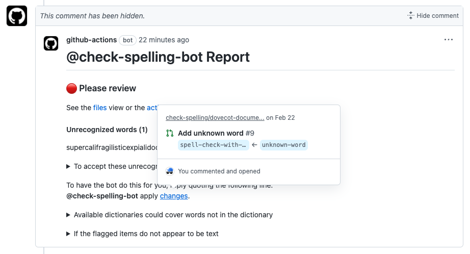Bot Comment Section Links to hidden comments should highlight the comment box · community ...