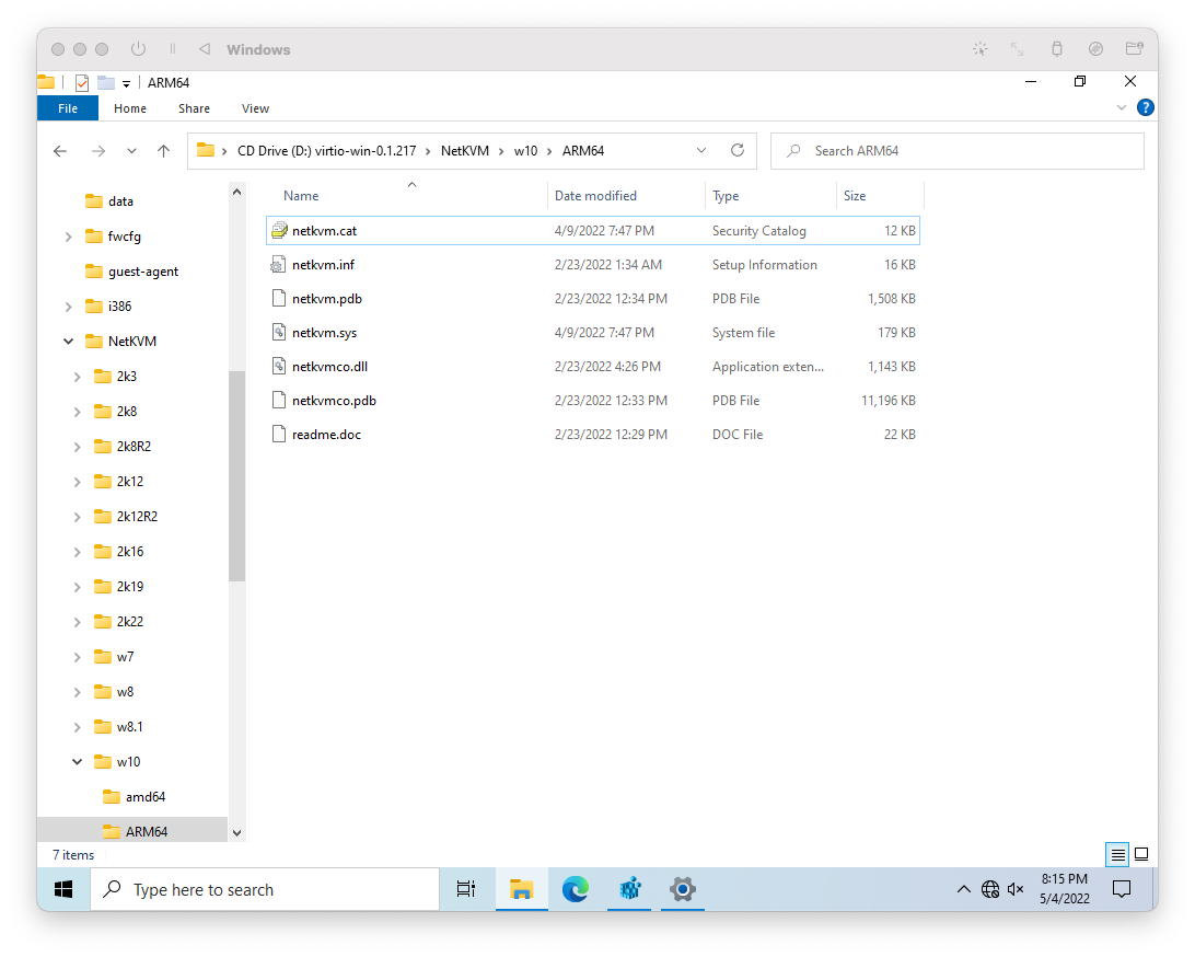 Replace `.doc` files with `.txt` · Issue 766 · virtiowin/kvmguest