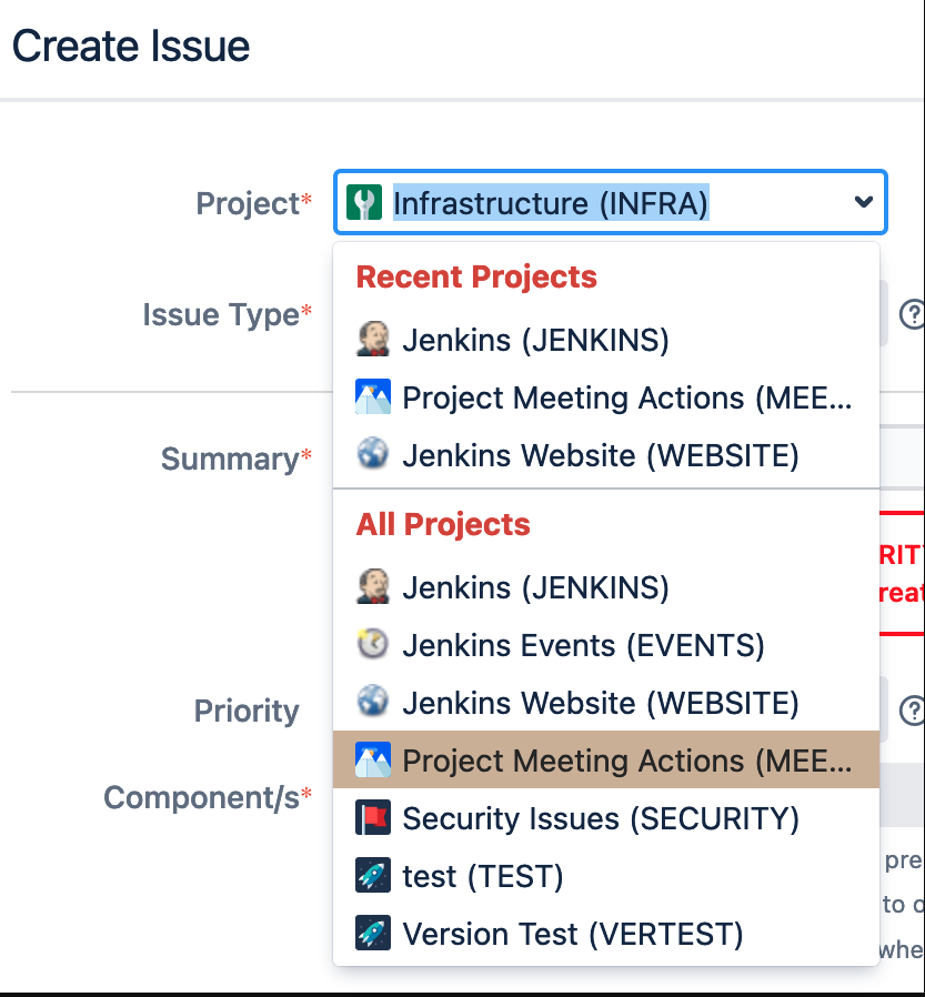 Remove "Create" permissions for all in HOSTING project on Jira · Issue ...