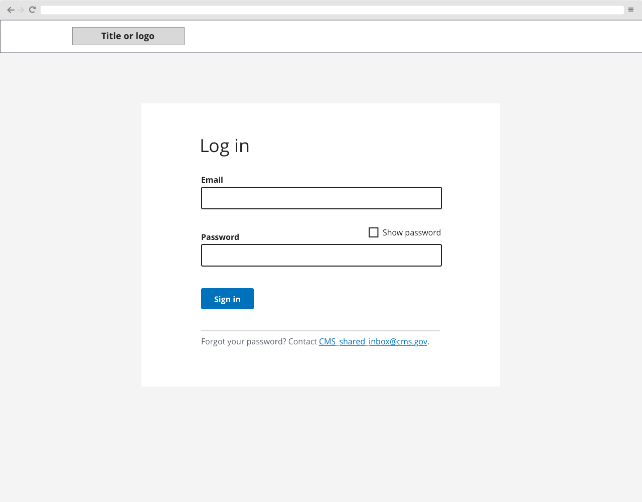 Apply design system styles to log in page · Issue 1376 · EnterpriseCMCS/eAPD · GitHub