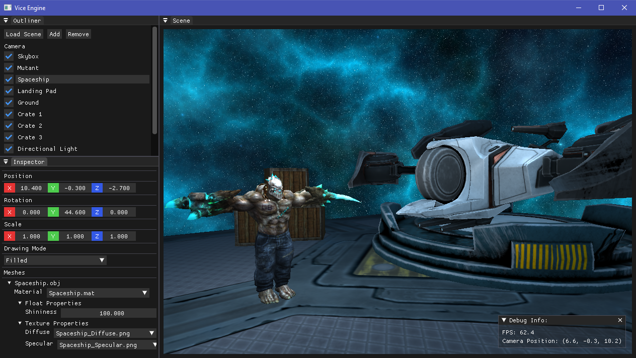 GitHub - yuvanw/ViceEngine: A 3D game engine mostly built from scratch ...