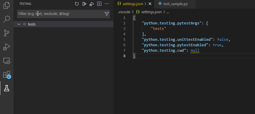 Test refresh not working in UI on remote-ssh connection from windows to ...