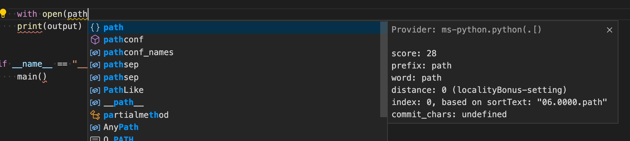 No commit characters for auto import suggestion · Issue #1119 ...